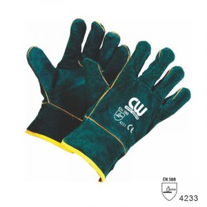 GREEN LEATHER GLOVE