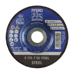 PFERD-Grinding-Disc-115-x-7-SG-Steel